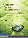 Climate Policy Foundations (eBook): Science and Economics with Lessons from Monetary Regulation